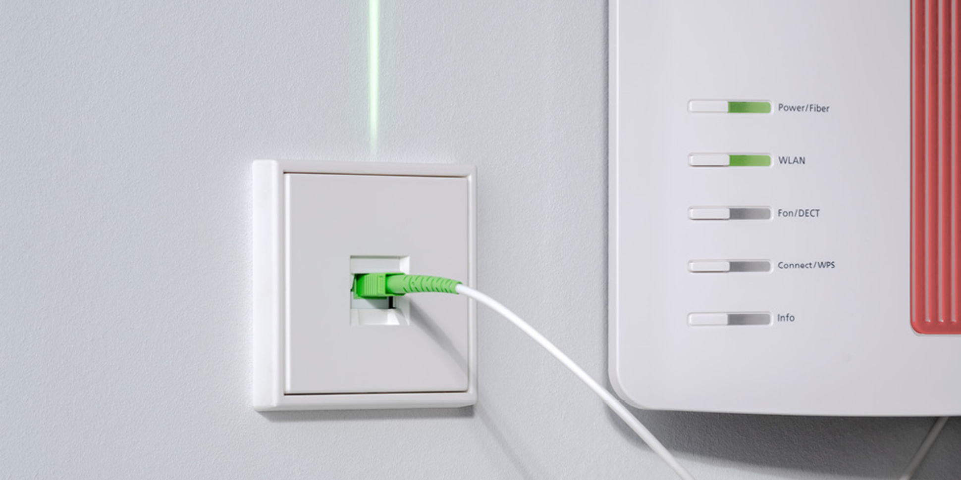 Die neuen Glasfaser-Anschlussdosen bei Elektro-Beck GmbH in Lichtentanne